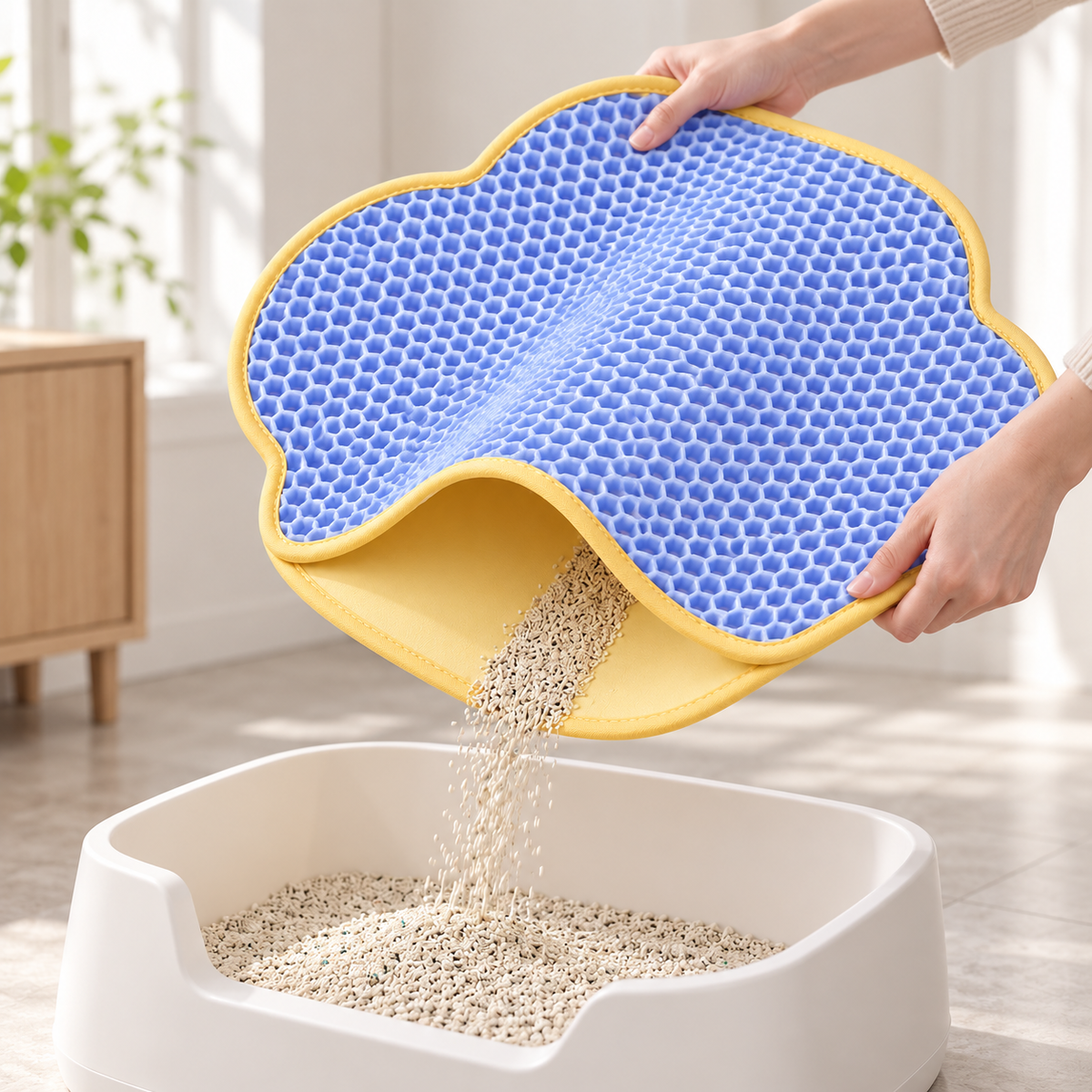 Cloud Cat Litter Mat