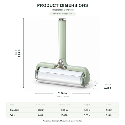 Refillable Pet Hair & Lint Roller