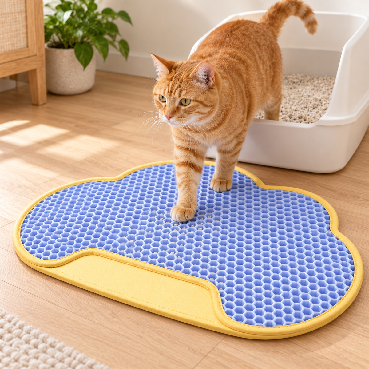 Cloud Cat Litter Mat